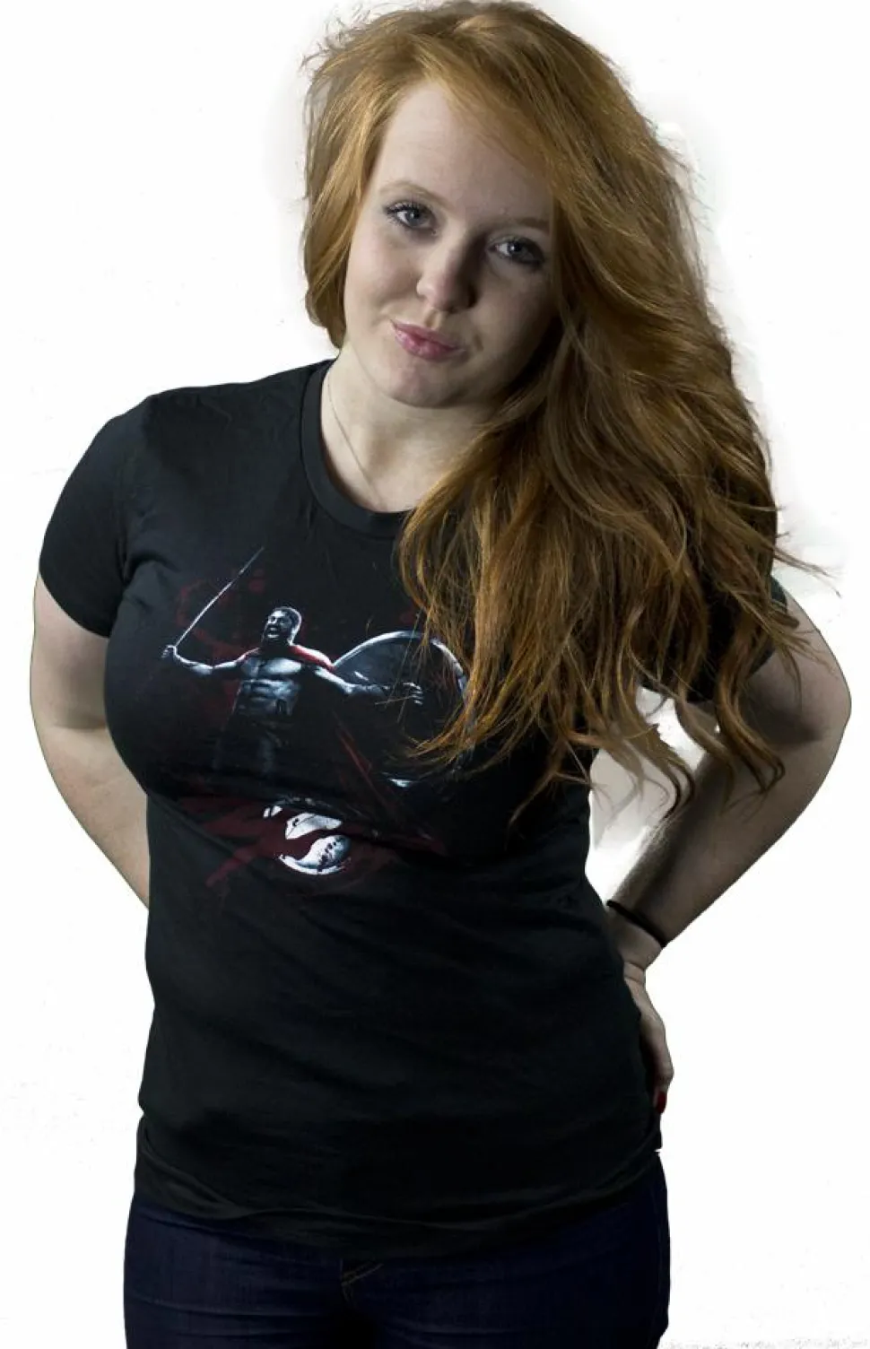 300 - King Leonidas Yelling Female T-Shirt