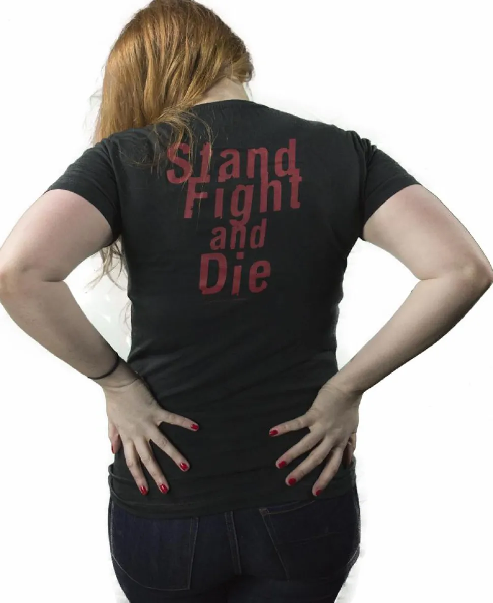300 - King Leonidas Yelling Female T-Shirt