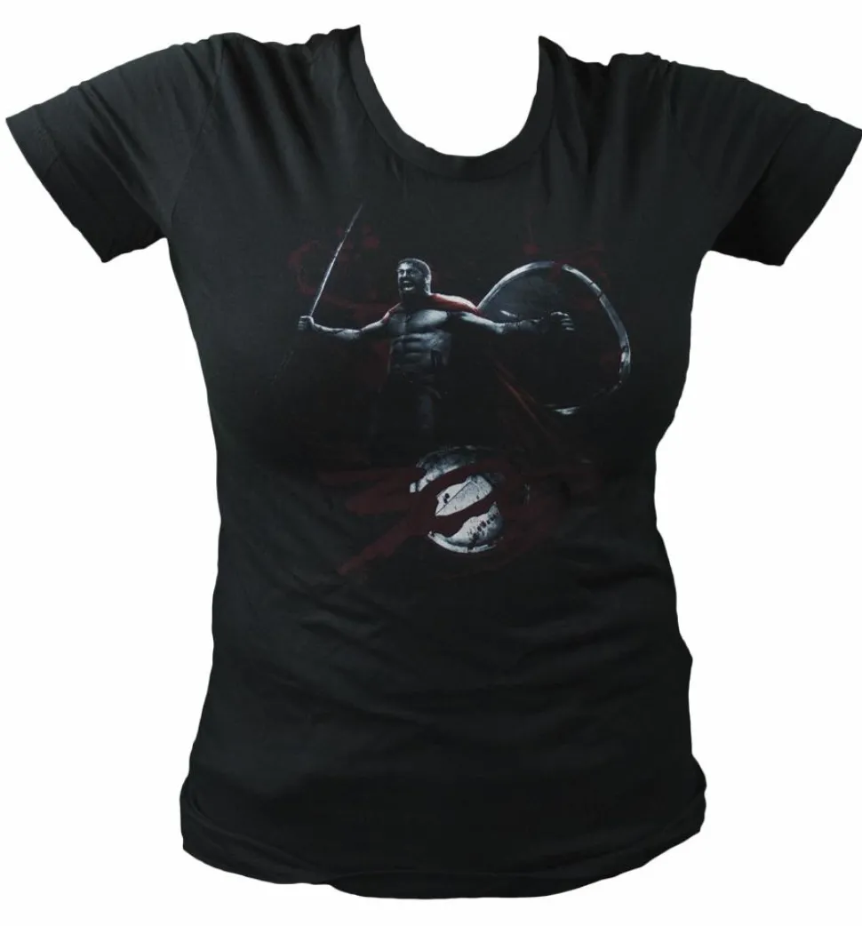 300 - King Leonidas Yelling Female T-Shirt