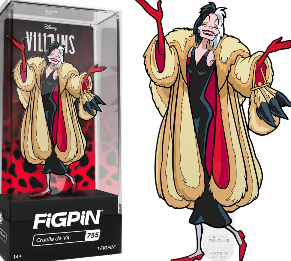 101 Dalmatians (1961) - Cruella De Vil Disney Villains Figpin Enamel Pin