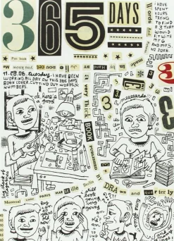 365 Days: A Diary by Julie Doucet Hardcover