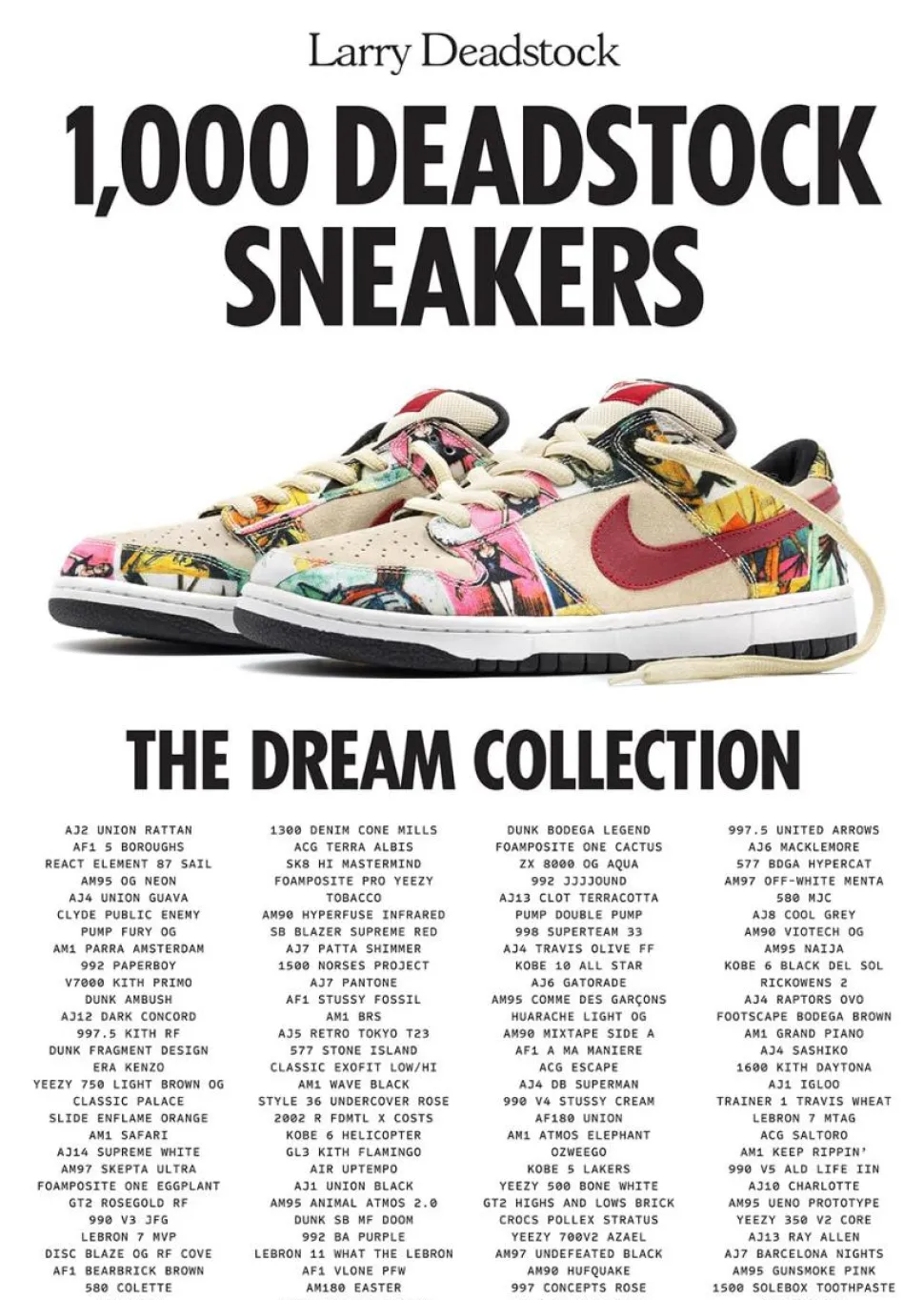 1,000 Deadstock Sneakers: The Dream Collection Hardcover Book