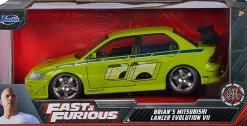 2 Fast 2 Furious - Brian’s 2002 Mitsubishi Lancer Evolution VII 1/24th Scale Metals Die-Cast Vehicle Replica