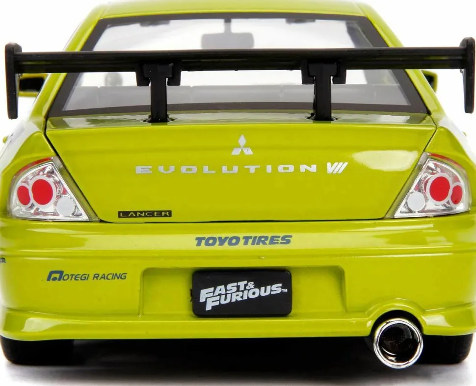 2 Fast 2 Furious - Brian’s 2002 Mitsubishi Lancer Evolution VII 1/24th Scale Metals Die-Cast Vehicle Replica