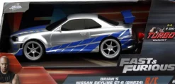 2 Fast 2 Furious - Brian’s 1999 Nissan Skyline GT-R (BNR34) 1/24th Scale R/C Remote Control Vehicle Replica