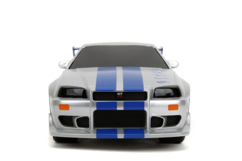 2 Fast 2 Furious - Brian’s 1999 Nissan Skyline GT-R (BNR34) 1/16th Scale R/C Remote Control Vehicle Replica
