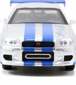 2 Fast 2 Furious - Brian’s 1999 Nissan Skyline GT-R R34 1/32 Scale Metals Die-Cast Vehicle Replica