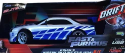 2 Fast 2 Furious - Brian’s 1999 Nissan Skyline GT-R (BNR34) Elite 1/10th Scale R/C Remote Control Vehicle Replica