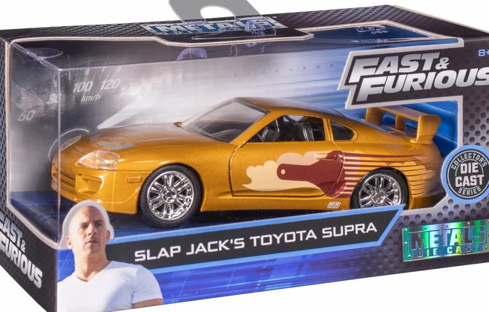 2 Fast 2 Furious - Slap Jack’s 1995 Toyota Supra 1/32 Scale Metals Die-Cast Vehicle Replica