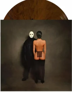 ¥$ (Kanye West & Ty Dolla $ign) - Vultures 1 2xLP Vinyl Record (Brown Marble Coloured Vinyl)