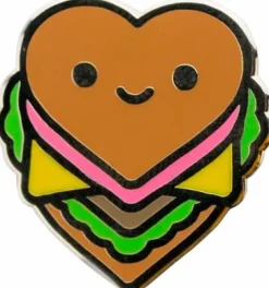 100% Soft - Burger Luv Enamel Pin
