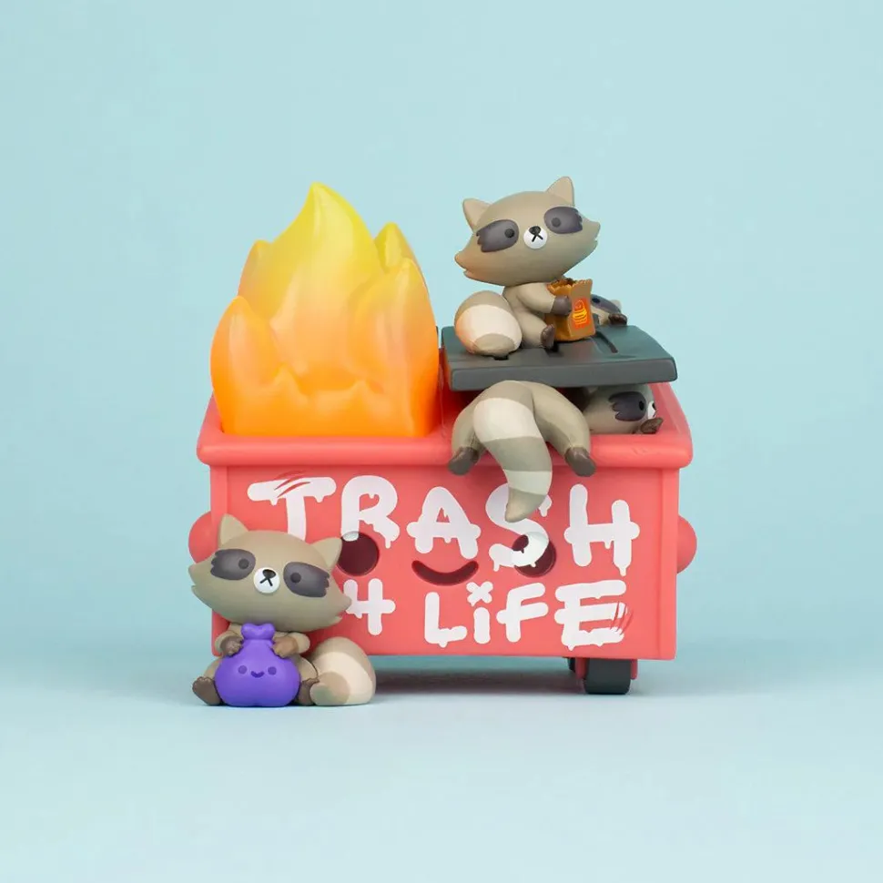 100% Soft - Dumpster Fire Trash Panda Edition 3" Vinyl Figure