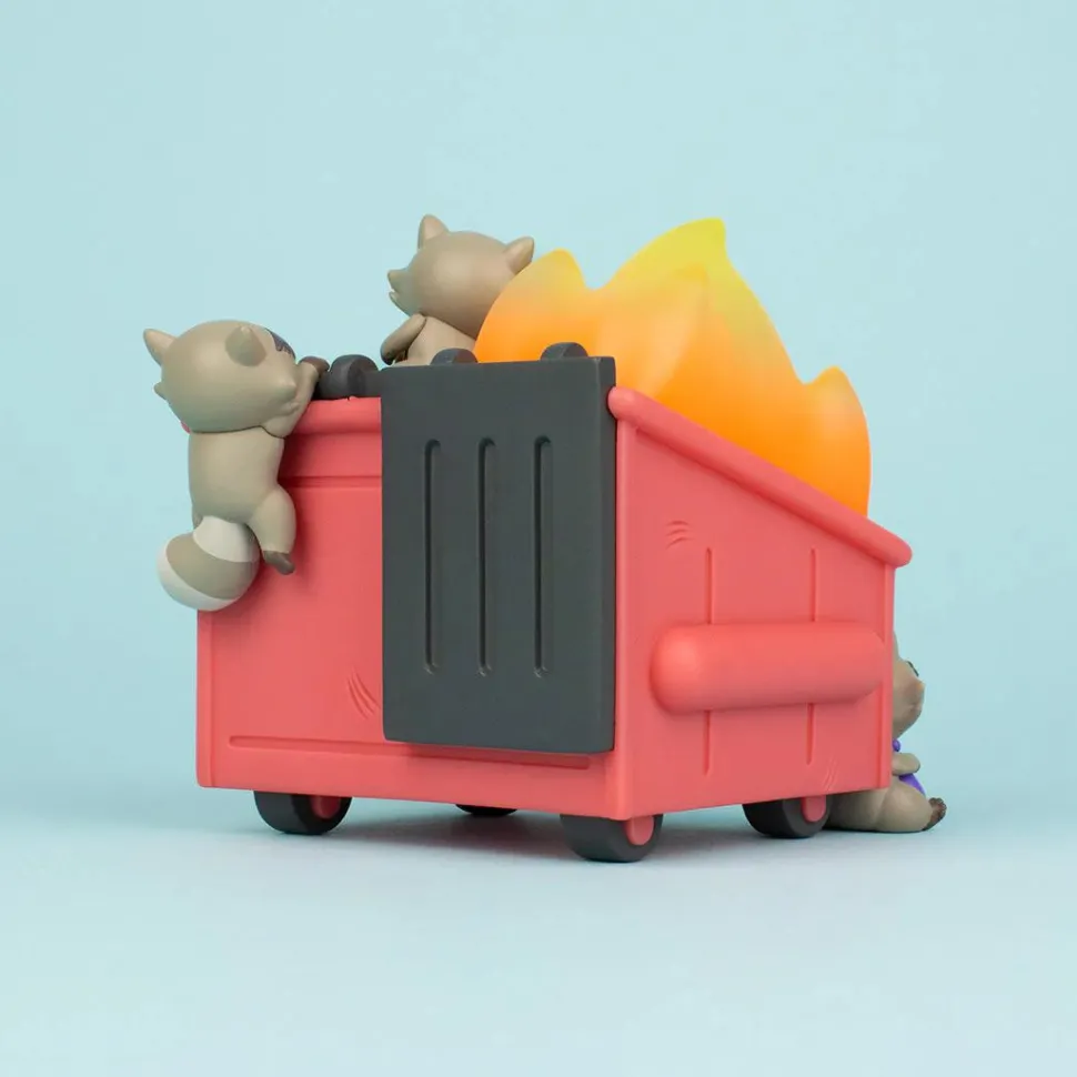 100% Soft - Dumpster Fire Trash Panda Edition 3" Vinyl Figure