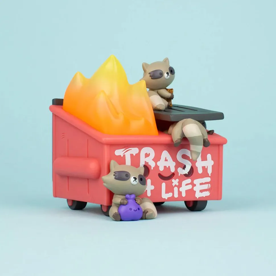 100% Soft - Dumpster Fire Trash Panda Edition 3" Vinyl Figure