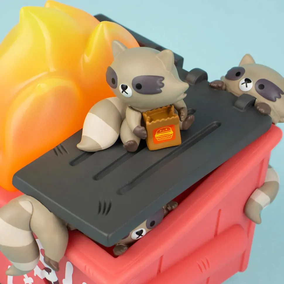 100% Soft - Dumpster Fire Trash Panda Edition 3" Vinyl Figure