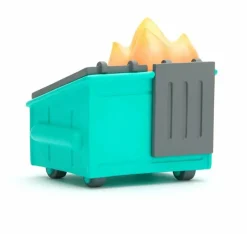 100% Soft - Lil’ Dumpster Fire 3” Vinyl Figure