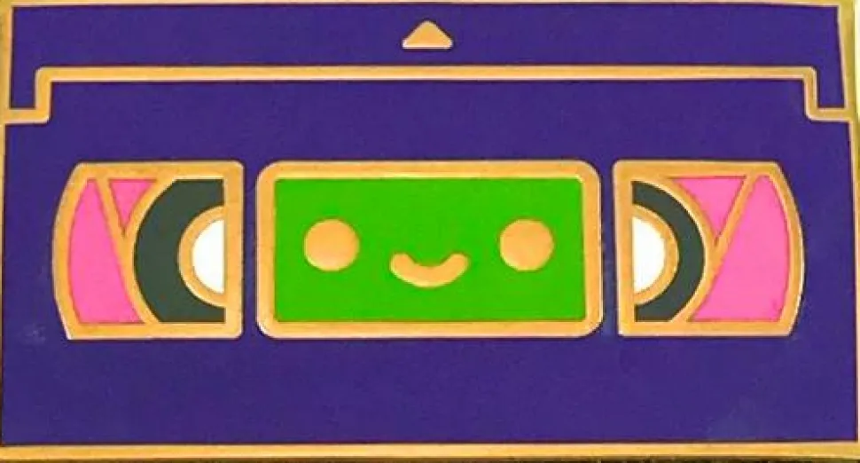 100% Soft - Lil’ VHS Enamel Pin
