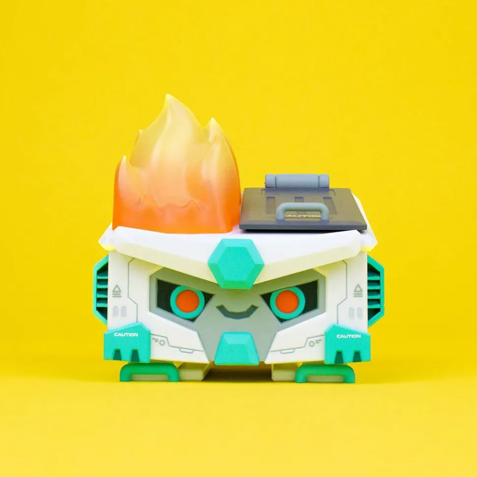 100% Soft - Mecha Dumpster Fire 3" Vinyl Figure