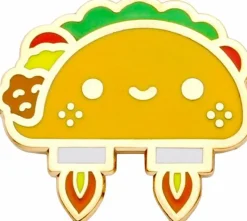 100% Soft - Space Taco Enamel Pin