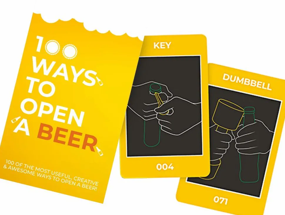 100 Ways to Open a Beer Card Set