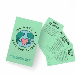 100 Ways to Save the Planet Card Set