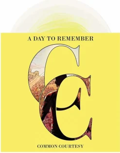 A Day To Remember - Common Courtesy 2xLP Vinyl Record (Lemon & Milky Clear Coloured Vinyl)