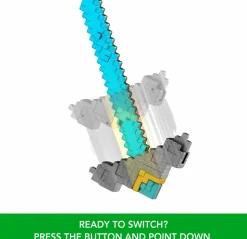 A Minecraft Movie (2025) - Click and Switch Sword and Pickaxe 2-in-1 Roleplay Replica
