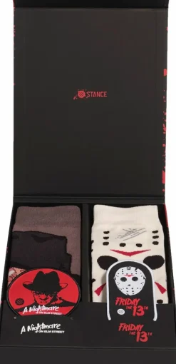 A Nightmare on Elm Street / Friday the 13th - Stance Crew Socks 2-Pack Box Set (One Size)