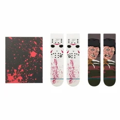 A Nightmare on Elm Street / Friday the 13th - Stance Crew Socks 2-Pack Box Set (One Size)