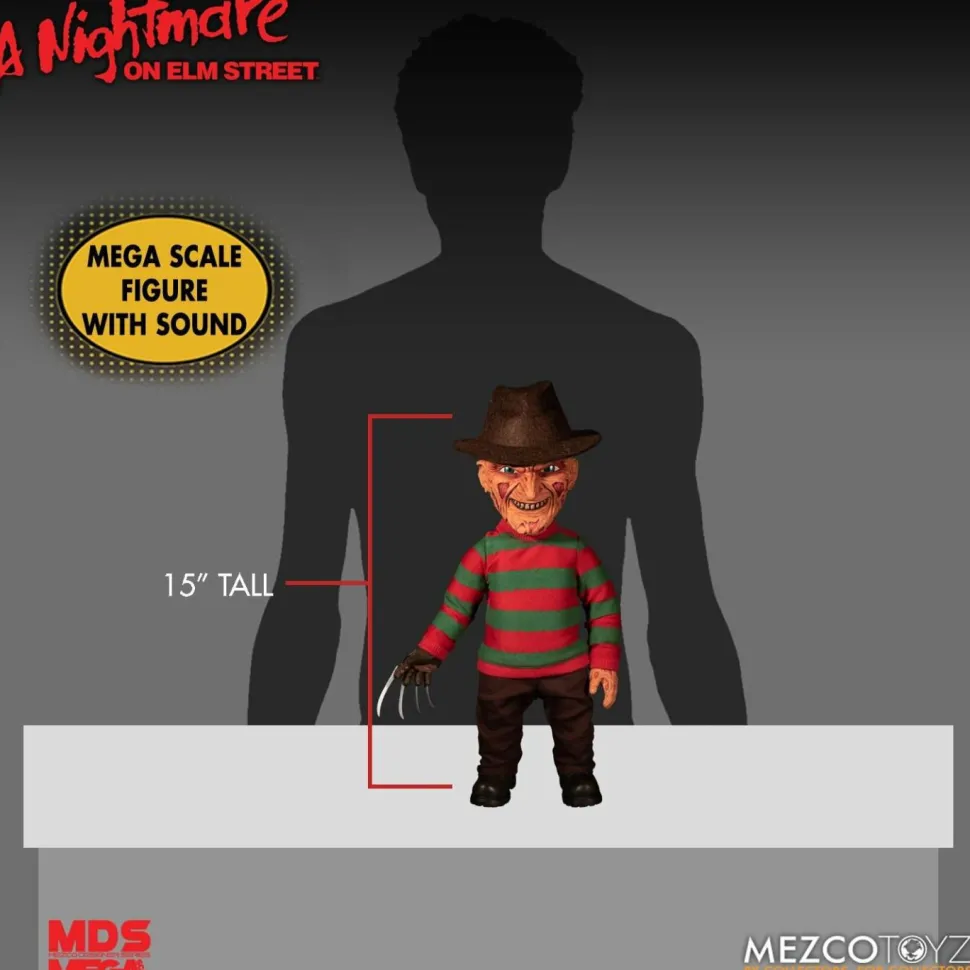 A Nightmare on Elm Street - Freddy Krueger 15” Mega Scale Action Figure