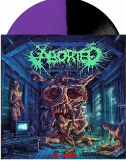 Aborted - Vault of Horrors LP Vinyl Record (Purple/Black Split Coloured Vinyl)