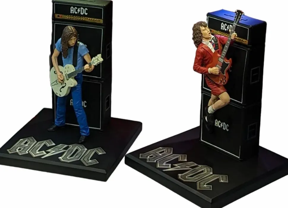 AC/DC - Angus & Malcolm Young Rock Iconz 1/9th Scale Statue (Set of 2)