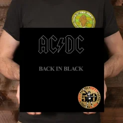 AC/DC - Back In Black LP Vinyl Record (50th Anniversary Gold Nugget Coloured Vinyl)