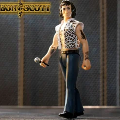 AC/DC - Bon Scott (Leopard Print) ReAction 3.75" Action Figure