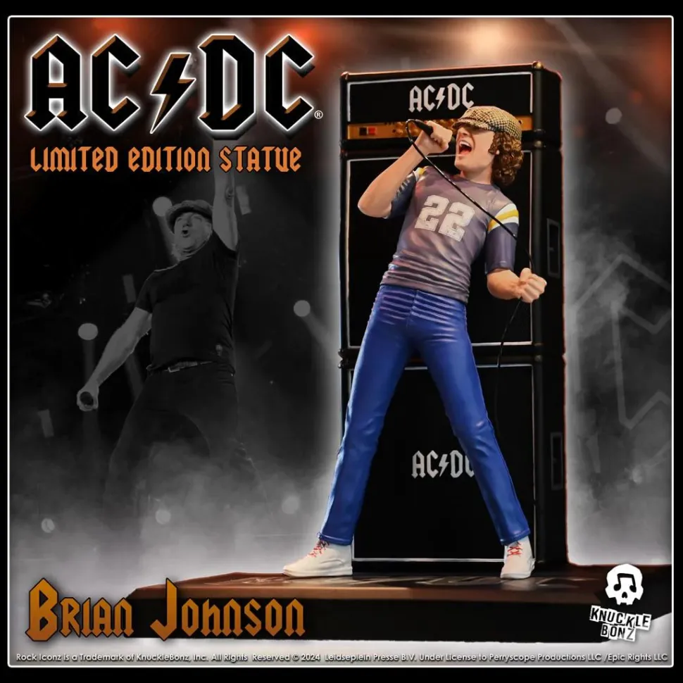 AC/DC - Brian Johnson Rock Iconz 1/9th Scale Statue