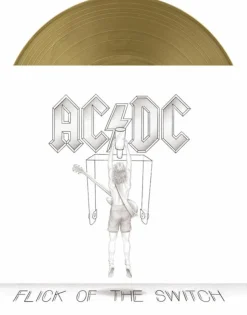 AC/DC - Flick of the Switch LP Vinyl Record (50th Anniversary Gold Nugget Coloured Vinyl)