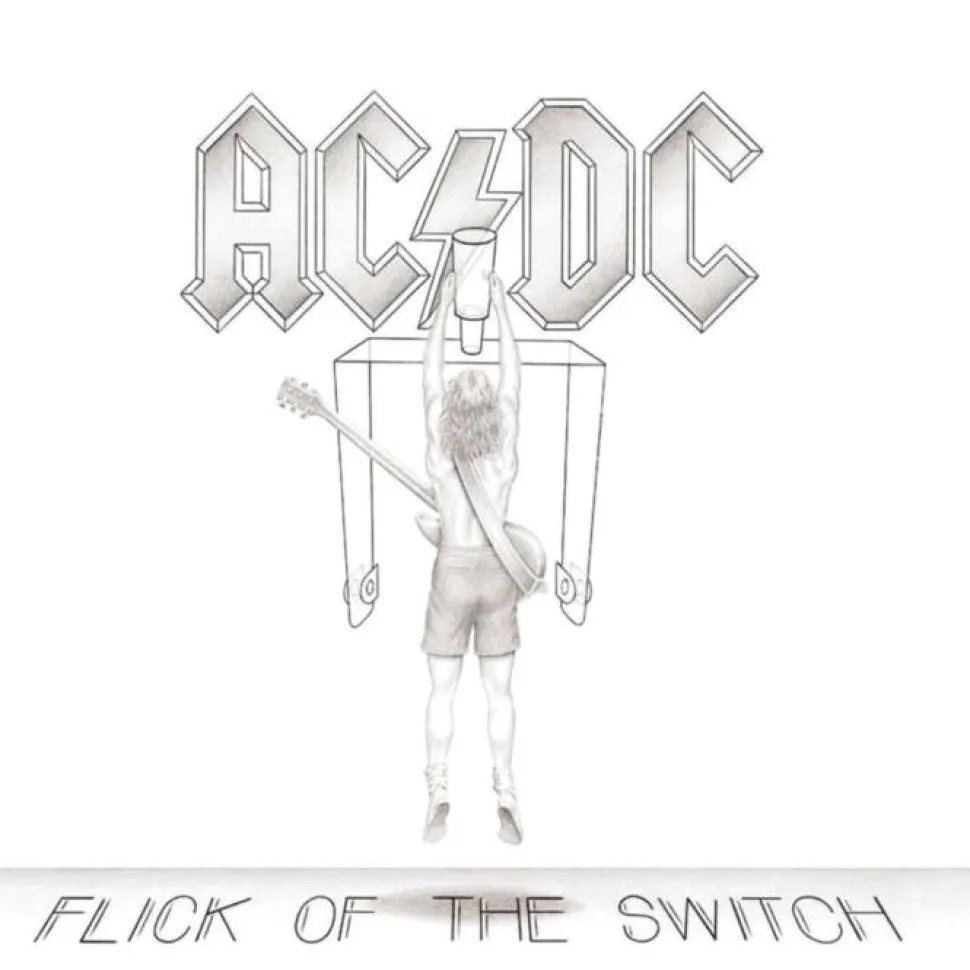 AC/DC - Flick of the Switch LP Vinyl Record (50th Anniversary Gold Nugget Coloured Vinyl)