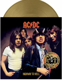 AC/DC - Highway To Hell LP Vinyl Record (50th Anniversary Gold Nugget Coloured Vinyl)