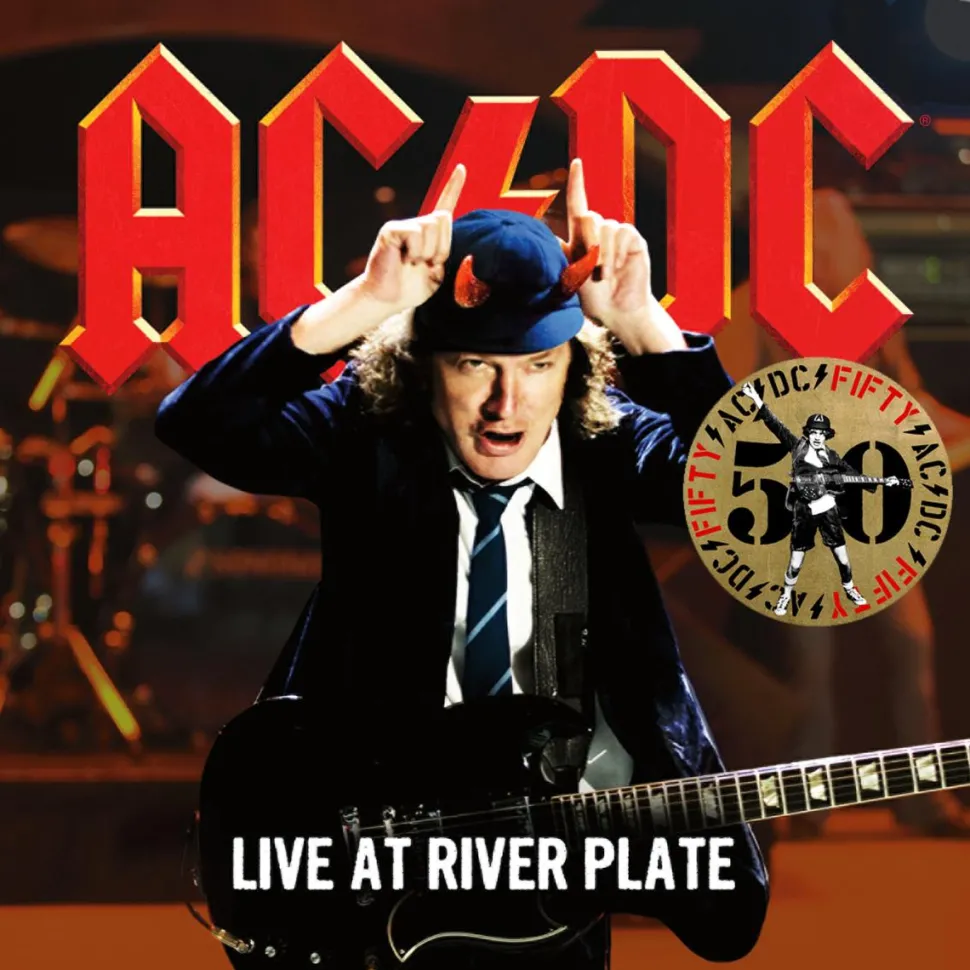 AC/DC - Live At River Plate 3xLP Vinyl Record (50th Anniversary Gold Nugget Coloured Vinyl)