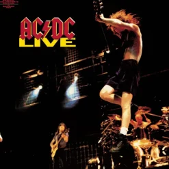 AC/DC - Live 2xLP Vinyl Record (50th Anniversary Gold Nugget Coloured Vinyl)