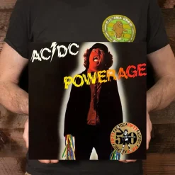 AC/DC - Powerage LP Vinyl Record (50th Anniversary Gold Nugget Coloured Vinyl)