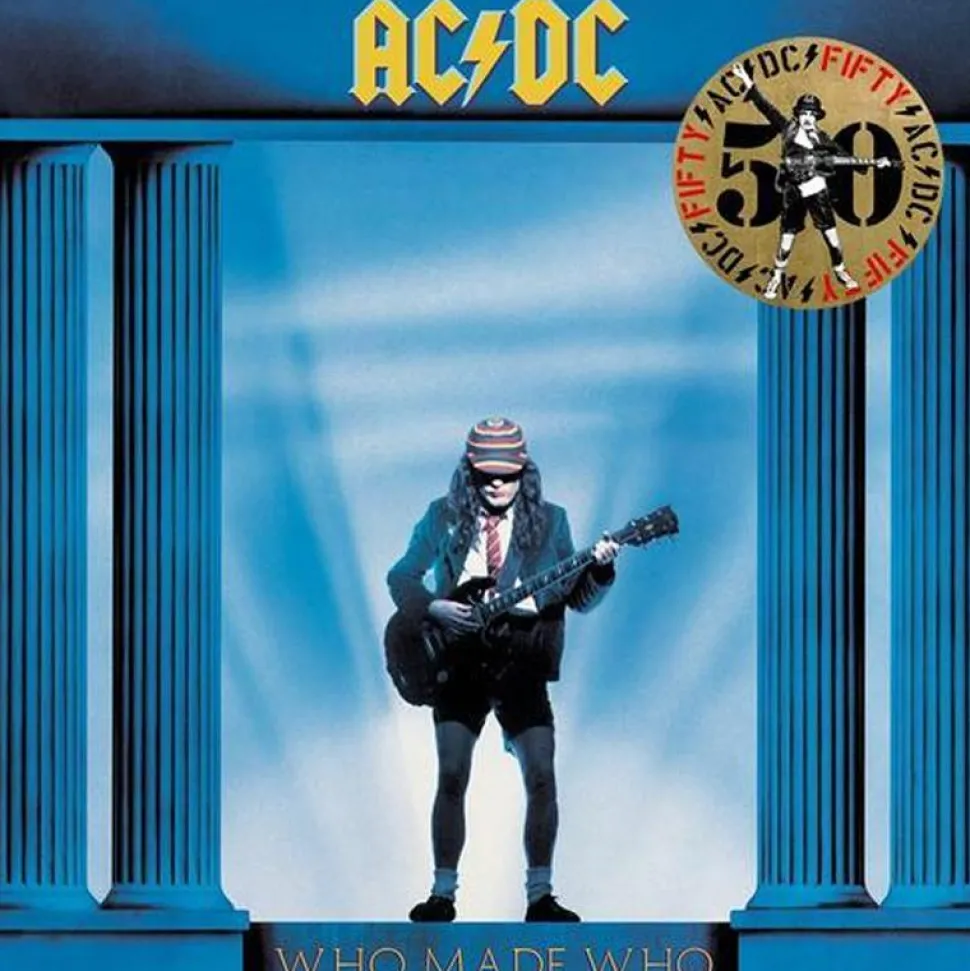 AC/DC - Who Made Who LP Vinyl Record (50th Anniversary Gold Nugget Coloured Vinyl)