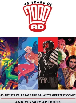 2000AD - 45 Years of 2000AD Hardcover Book