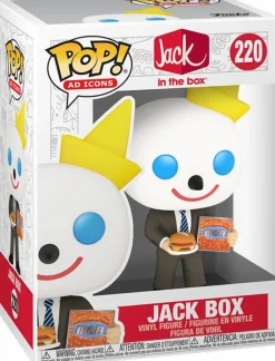 Ad Icons: Jack in the Box - Jack Box with Burger Pop! Vinyl Figure