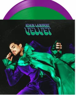 Adam Lambert ‎- Velvet 2xLP Vinyl Record (Purple & Green Coloured Vinyl)