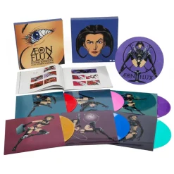 Aeon Flux (1991) - Original Animated Series Soundtrack by Drew Neumann 6xLP Vinyl Record Boxset (Coloured Vinyl)
