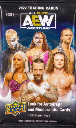 AEW - 2022 All Elite Wrestling Trading Cards Booster Display (16 Packs)
