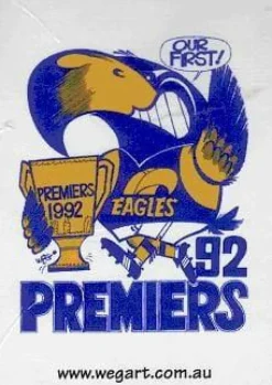 AFL - WEG West Coast 1992 AFL Card Set
