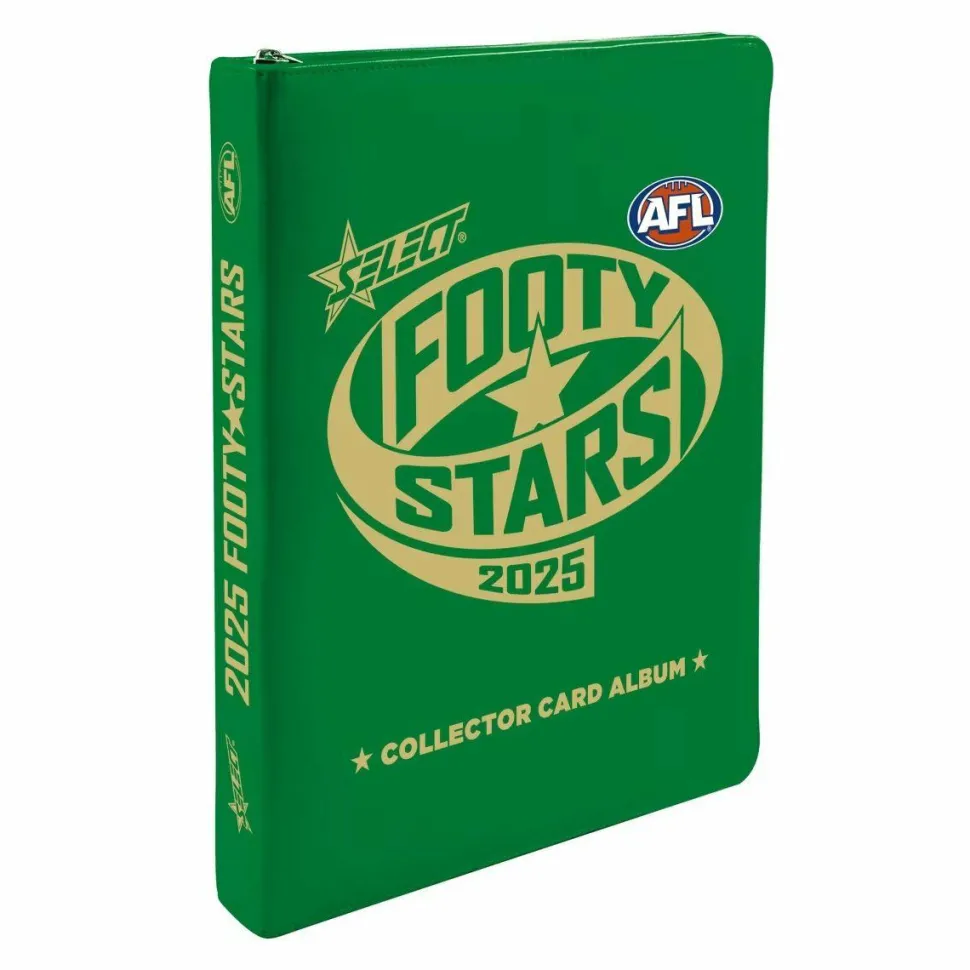 AFL Football - 2025 Select Footy Stars Vinyl Collector Card Album Portfolio