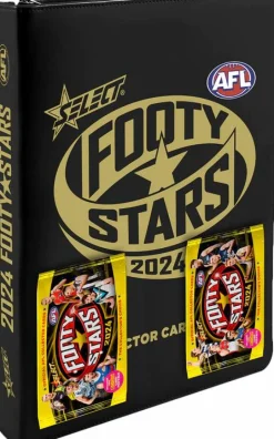 AFL Football - 2024 Select Footy Stars Vinyl Collector Card Album Portfolio